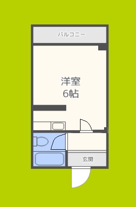 コーポ南津守 間取り