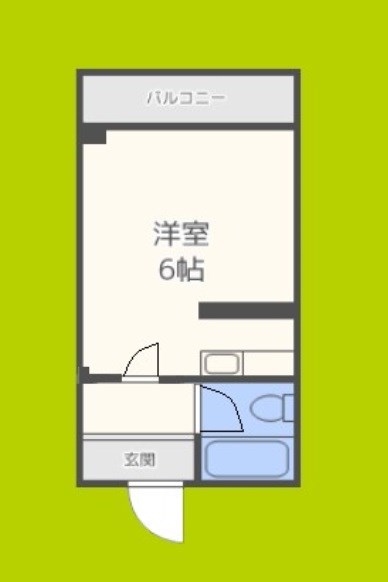 コーポ南津守 間取り
