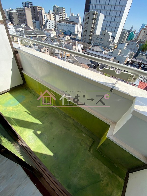 シャンクレール谷町 ベランダ