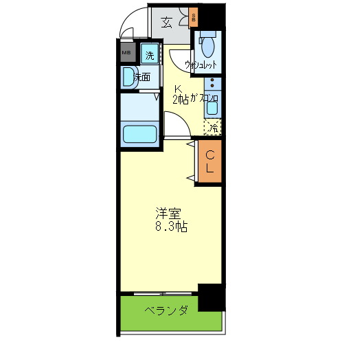 プレジオ中之島 間取り