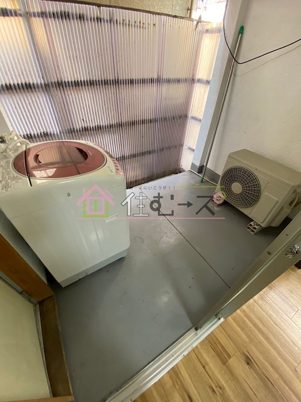 第3Aハイツ ベランダ