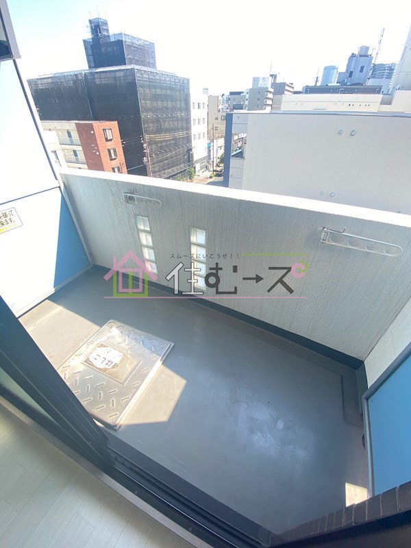 クレセント都島 ベランダ