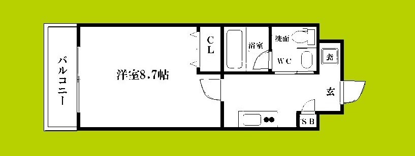 ハーベスト夕陽丘 間取り