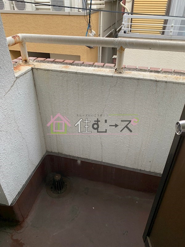 流町マンション ベランダ