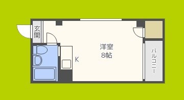 コンフォート緑橋 間取り