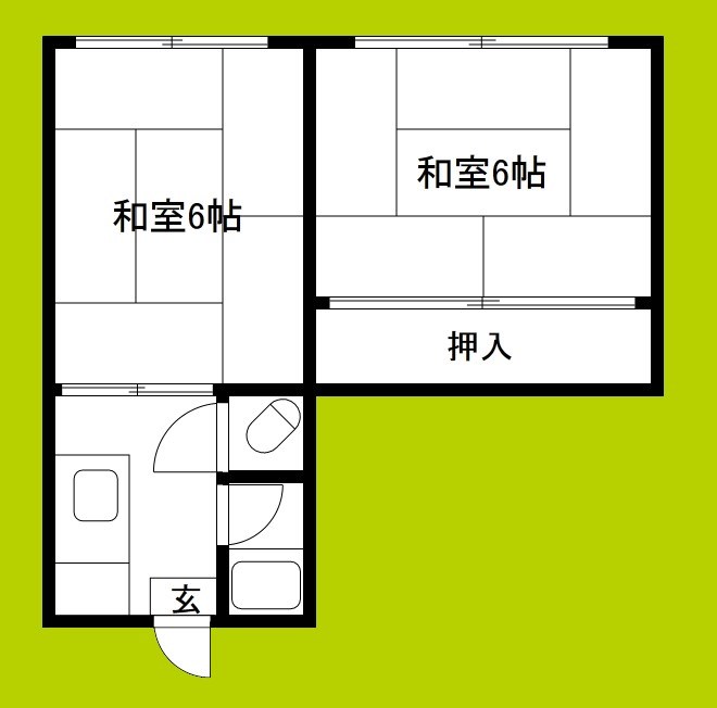 machi　terrace美章園 間取り