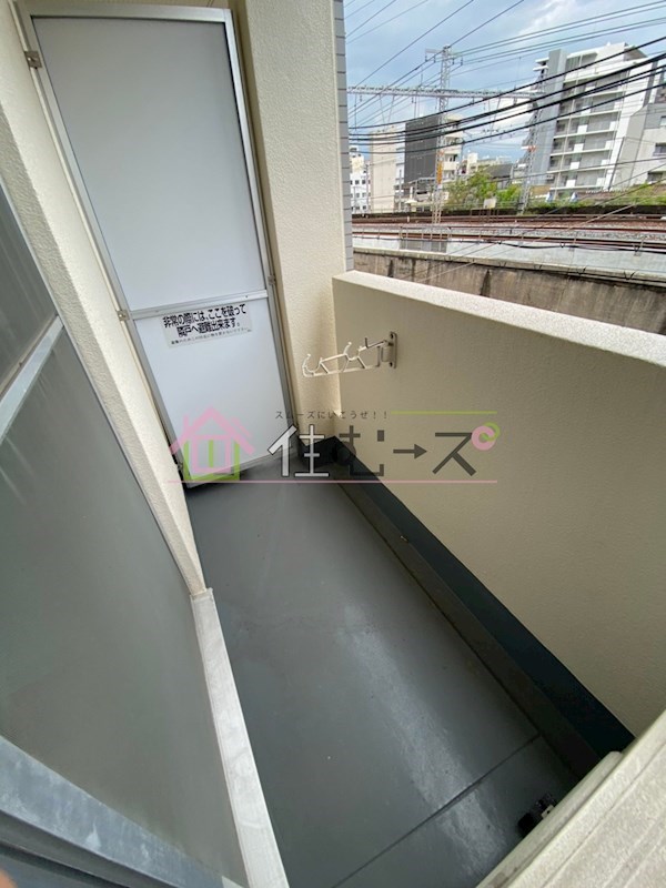 グランディ梅田北 ベランダ