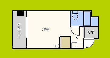 阿倍野筋ハイツ 間取り