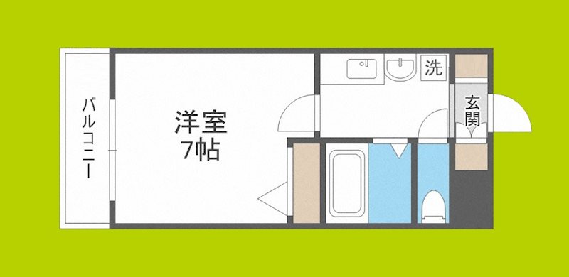 エステムコート難波サウスプレイス 間取り