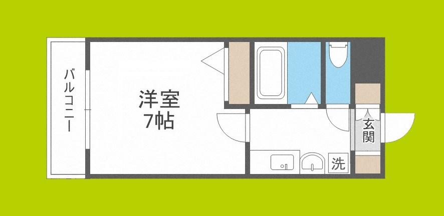 エステムコート難波サウスプレイス 間取り