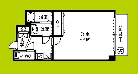 clochette南森町 間取り