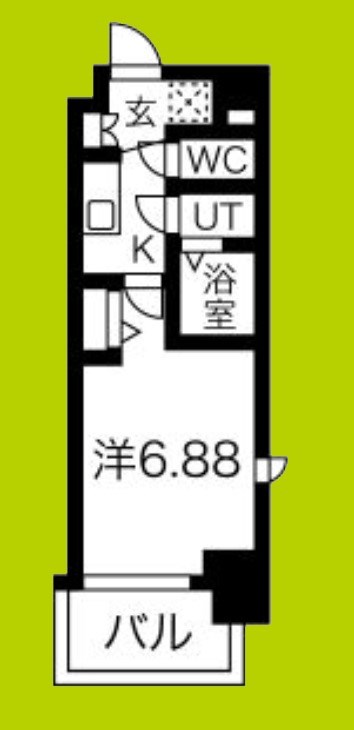 フォーリアライズ玉造フェリス 間取り