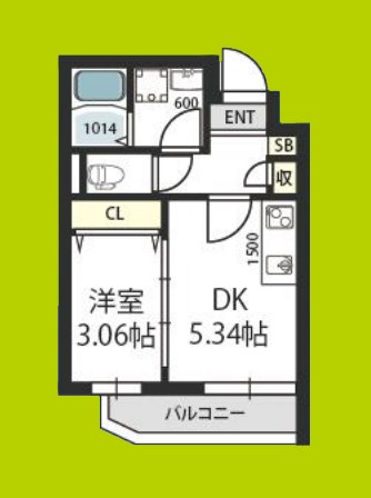 ＧＲＡＮＤ　ＳＴＥＡＤＹ　天王寺町 間取り