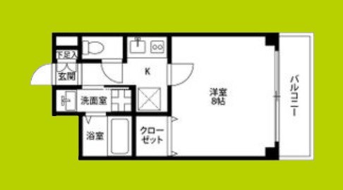 アンプルール　フェール　ルージュ 間取り