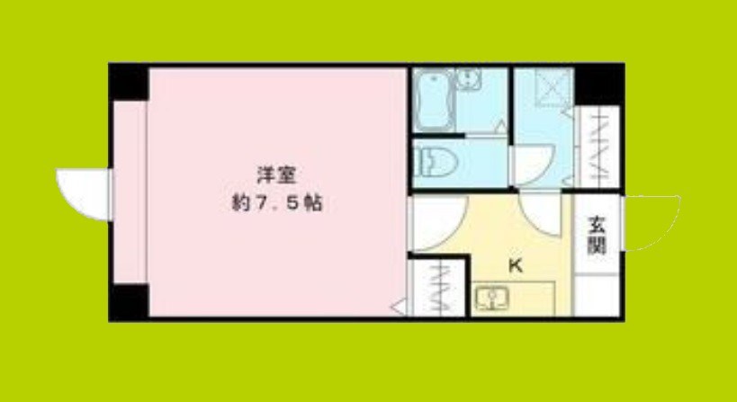 アクエルド東心斎橋 間取り