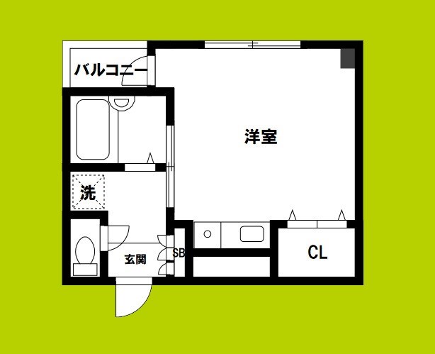 コーポ三原Ⅱ 間取り
