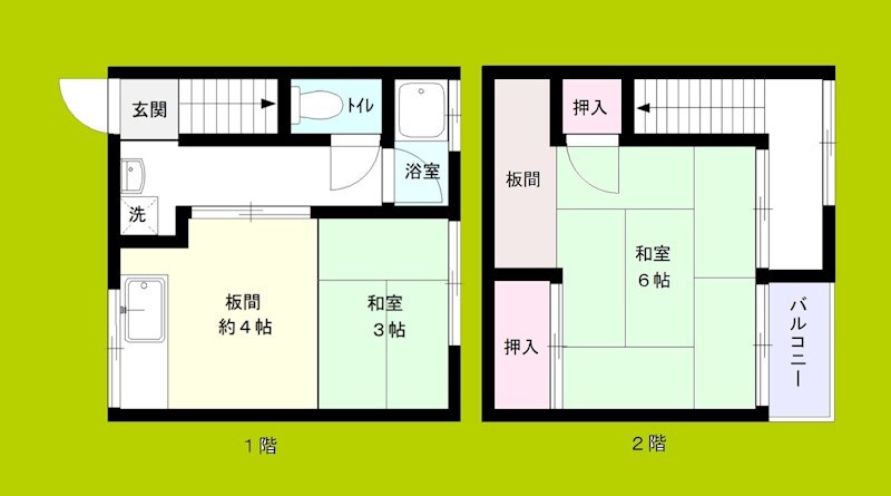 コーポ富久美 間取り