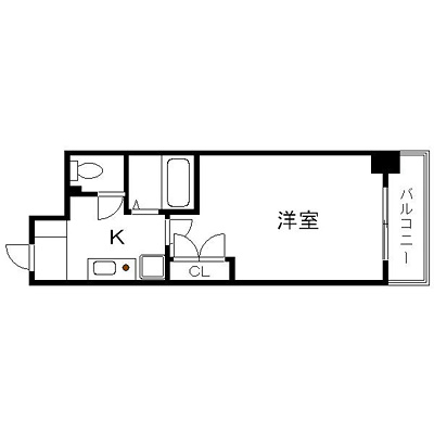 エスリード難波駅前  間取り