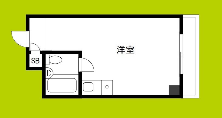 グランドハイツ東小橋 間取り