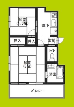 クラウンハイツ都島 間取り