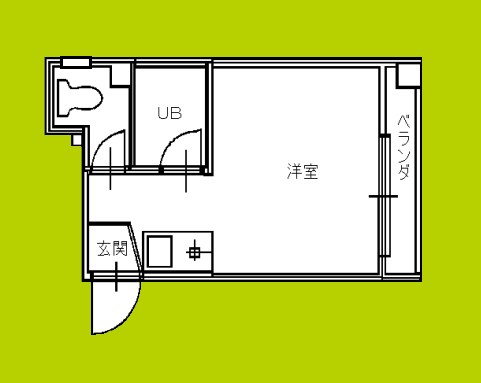 アーバンフラット長谷川 間取り