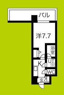 スプランディッド難波Ⅲ 間取り