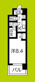 スプランディッド難波Ⅲ 間取り