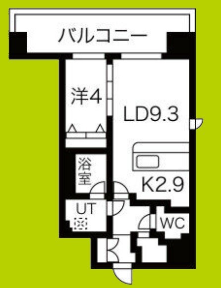 スプランディッド難波Ⅲ 間取り