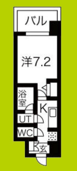 スプランディッド難波Ⅲ 間取り