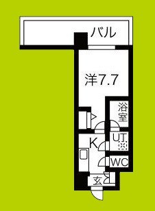 スプランディッド難波Ⅲ 間取り