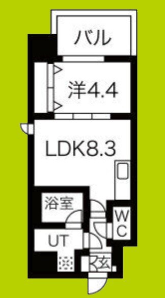 スプランディッド難波Ⅲ 間取り