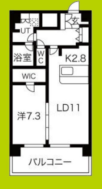スプランディッド難波Ⅲ 間取り