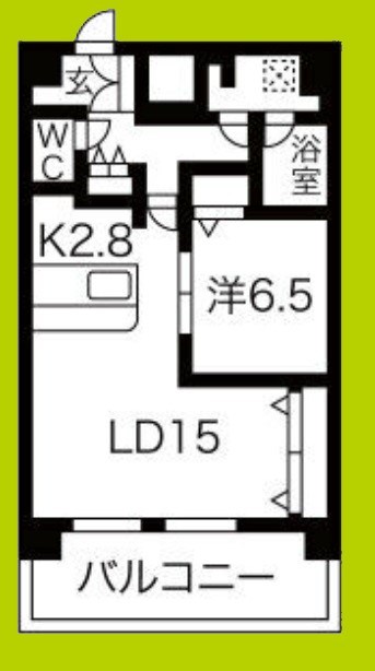 スプランディッド難波Ⅲ 間取り