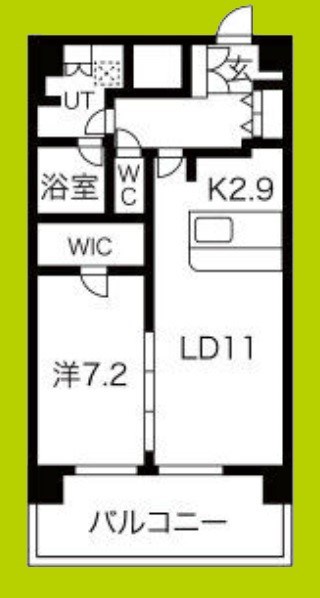 スプランディッド難波Ⅲ 間取り