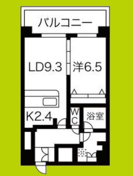 スプランディッド難波Ⅲ 間取り
