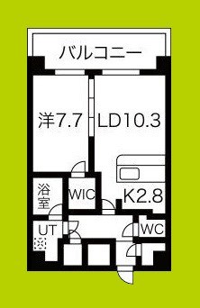 スプランディッド難波Ⅲ 間取り