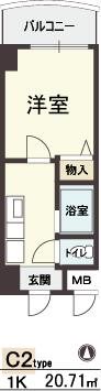 HOPE CITY天神橋 間取り
