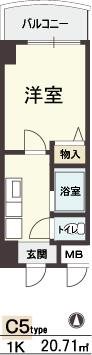 HOPE CITY天神橋 間取り