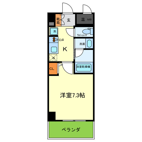 ﾗﾌｫﾙﾃ南塚口 間取り
