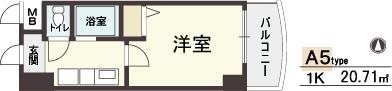 HOPE CITY天神橋 間取り