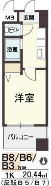 HOPE CITY天神橋 間取り