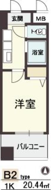 HOPE CITY天神橋 間取り