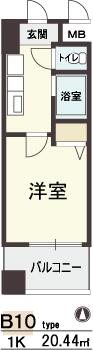 HOPE CITY天神橋 間取り