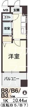 HOPE CITY天神橋 間取り