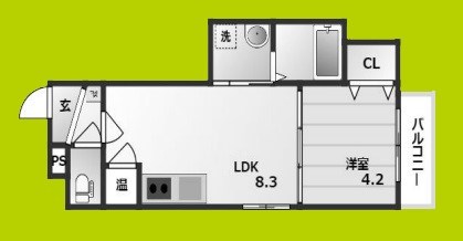 GRANDIR千船 間取り