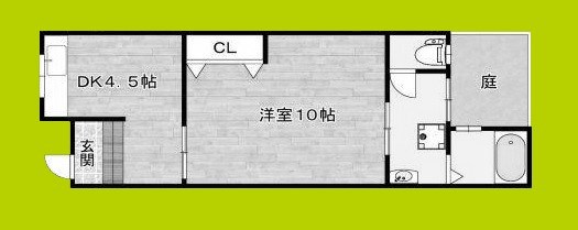 太子橋2丁目テラスハウス 間取り