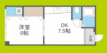 大正橋第1ビル 間取り