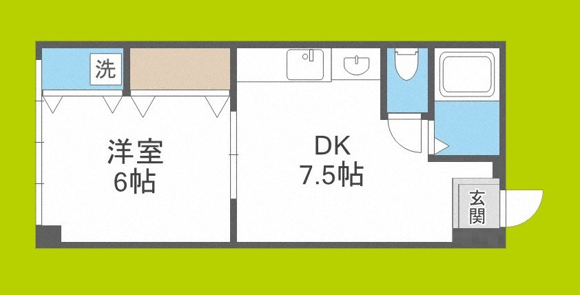 大正橋第1ビル 間取り