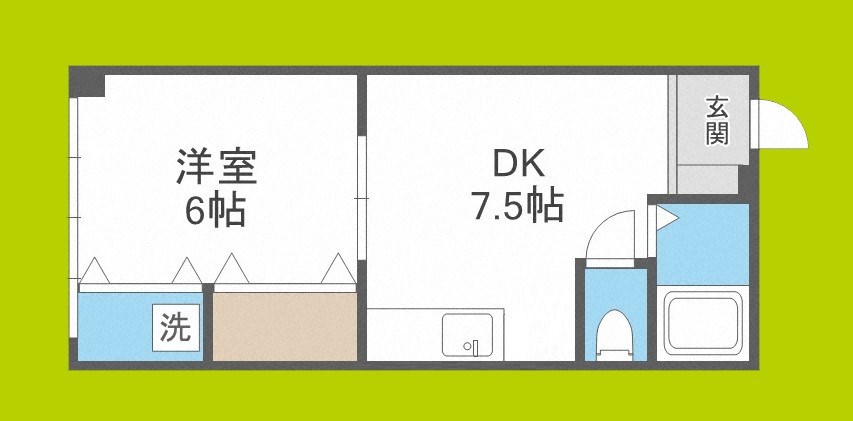 大正橋第1ビル 間取り