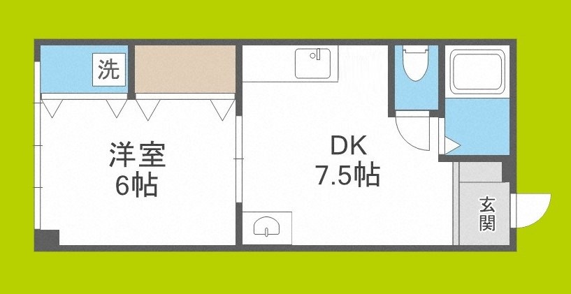 大正橋第1ビル 間取り